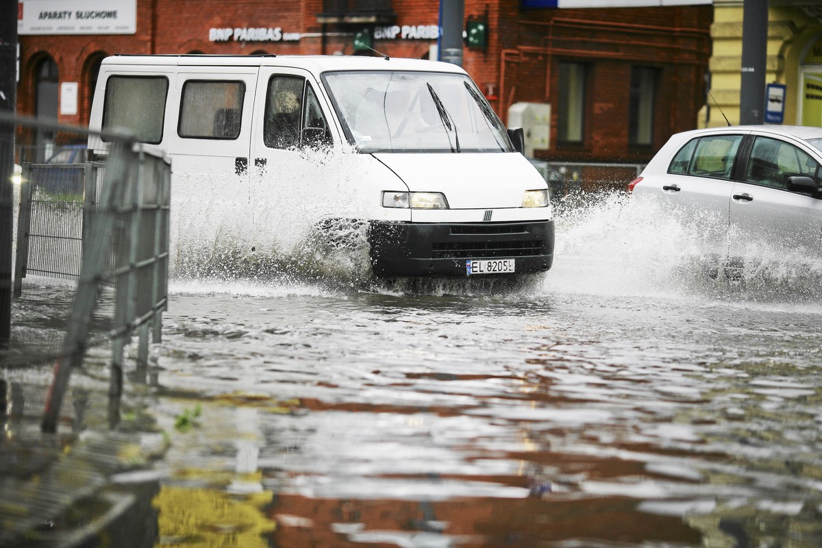 Podtopienia w Łodzi