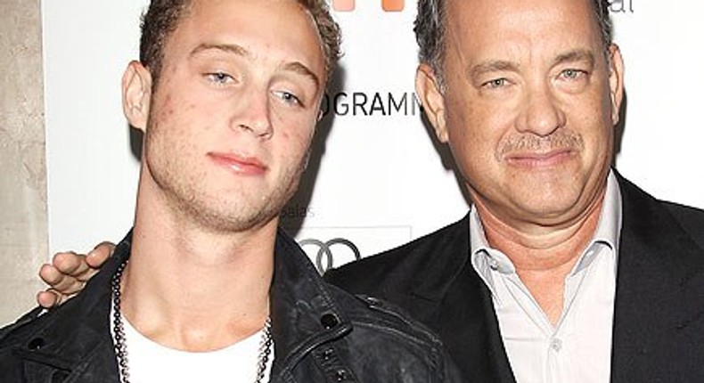 Tom Hanks and son, Chet Haze