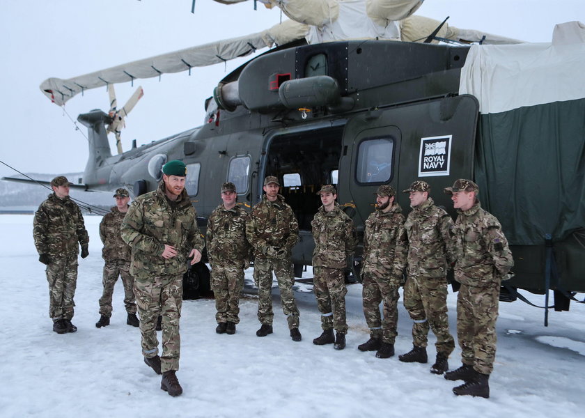 Książę Harry, Captain General of the Royal Marines, wizytuje bazę  Bardufoss