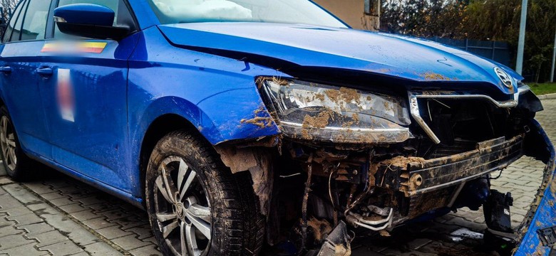 Pościg na Podlasiu. Policja złapała Ukraińca przewożącego migrantów