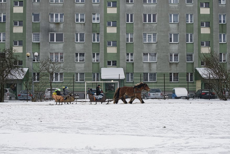 Pandemiczny szkolny kulig