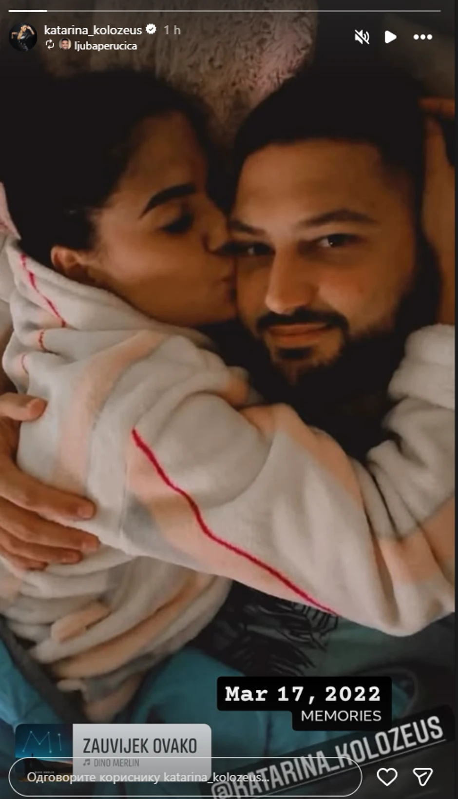 Ljubomir Perućica, Katarina Kolozeus