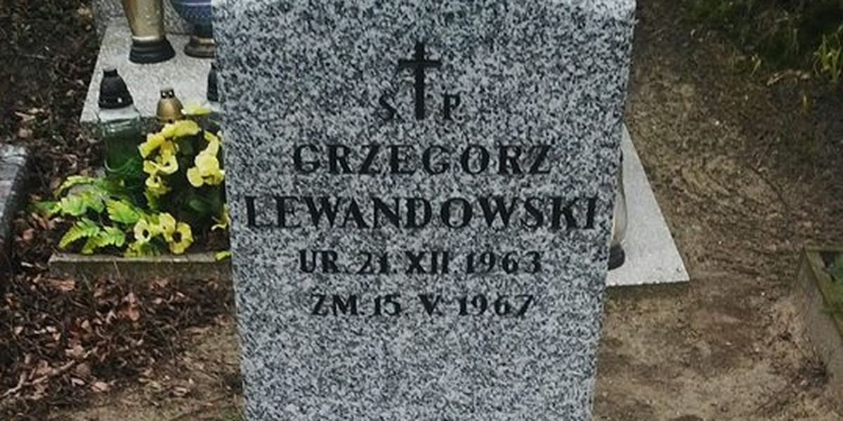 Grób Grzesia Lewandowskiego