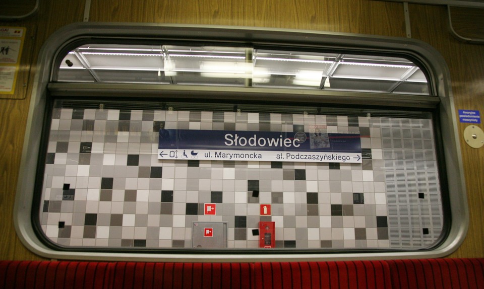 WARSZAWA METRO NOWA STACJA SŁODOWIEC