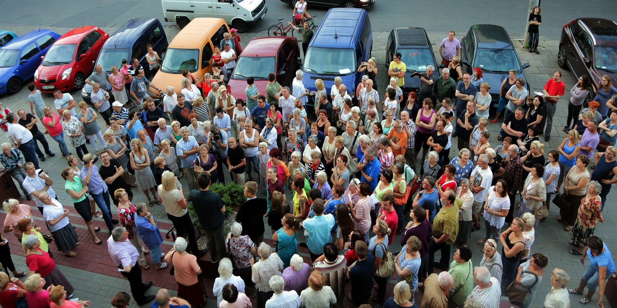 Protest mieszkańców