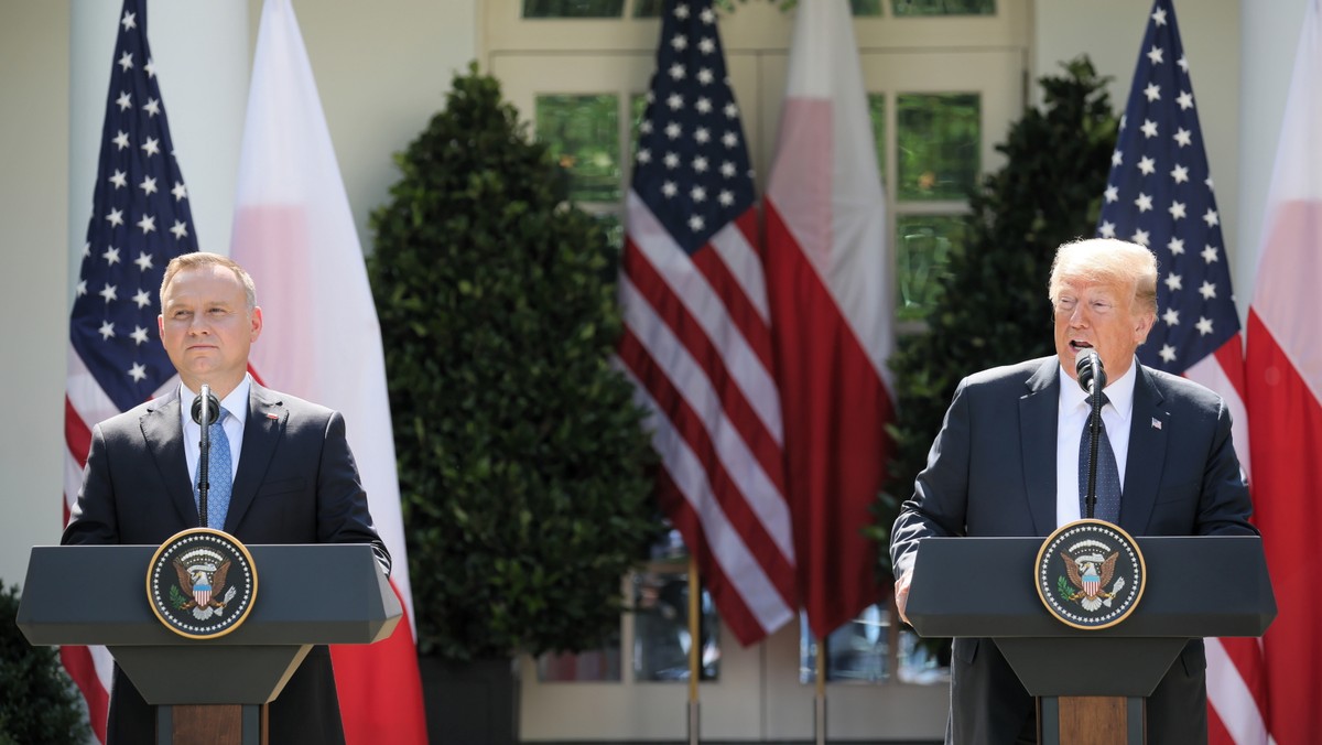 Donald Trump Andrzej Duda