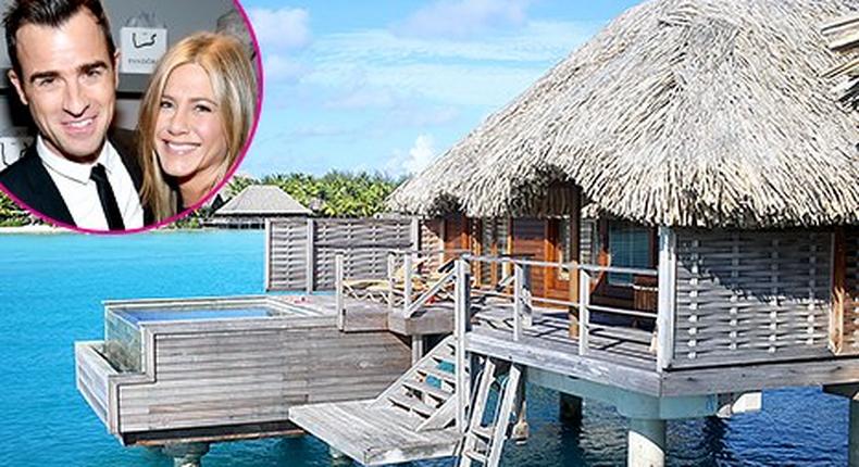 Jennifer and Justin's honeymoon spot in Bora Bora 