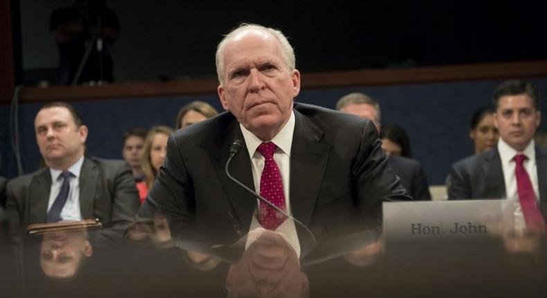 Testifying in Congress, former CIA director John Brennan says he warned Moscow last year against interfering in the US presidential election.