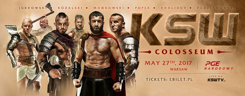 KSW 39 Colosseum - plakat