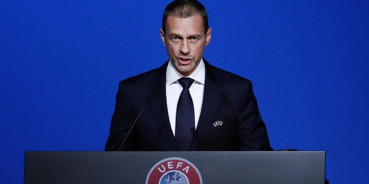 Szef UEFA Aleksander Ceferin