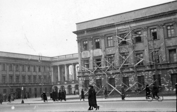 Pałac Saski w 1939 r.