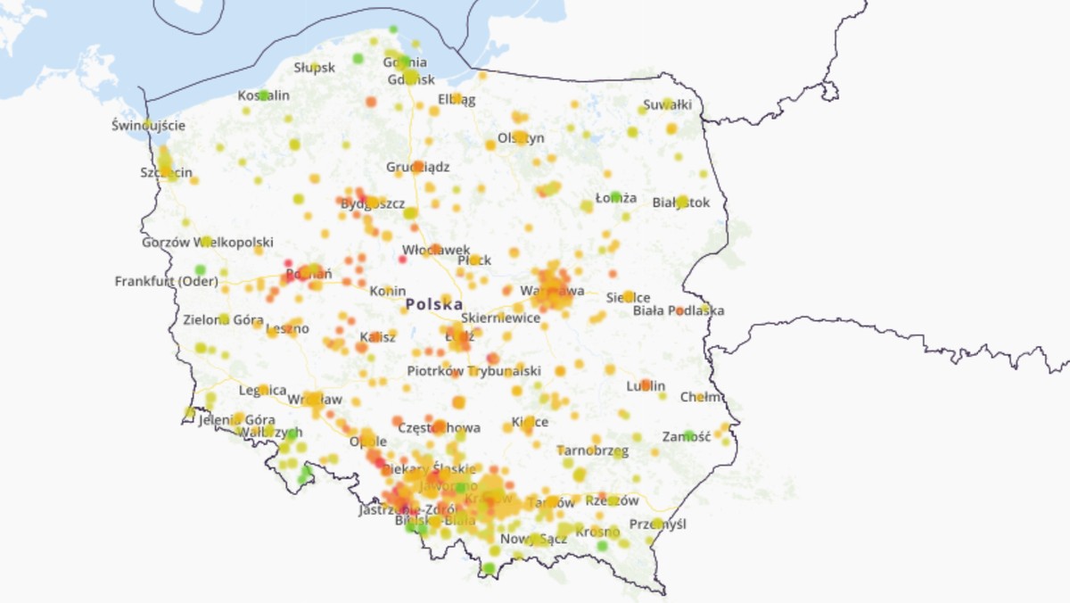 Smog w Polsce - 10 października. Stan, jakość i zanieczyszczenie powietrza