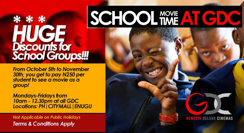 The logo of the School Movie Time at Genesis