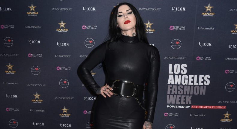 Kat Von D at Los Angeles Fashion Week on March 20, 2022.Vivien Killilea/Getty Images