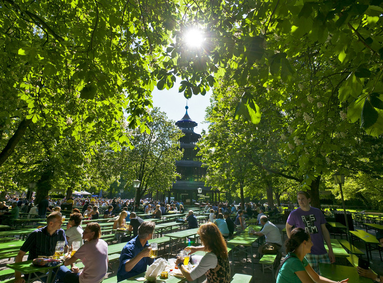 Monachium, Englischen Garten (Ogród Angielski)