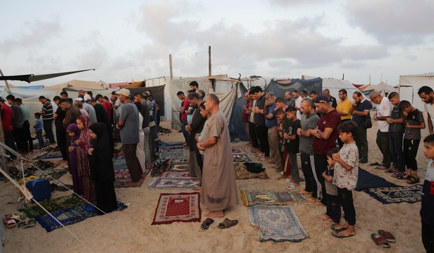 Kurban bajram u kampu u Kan Junisu u Gazi