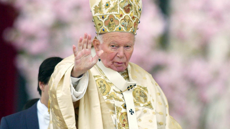 Jan Paweł II w Niedzielę Wielkanocną w 2003 r.