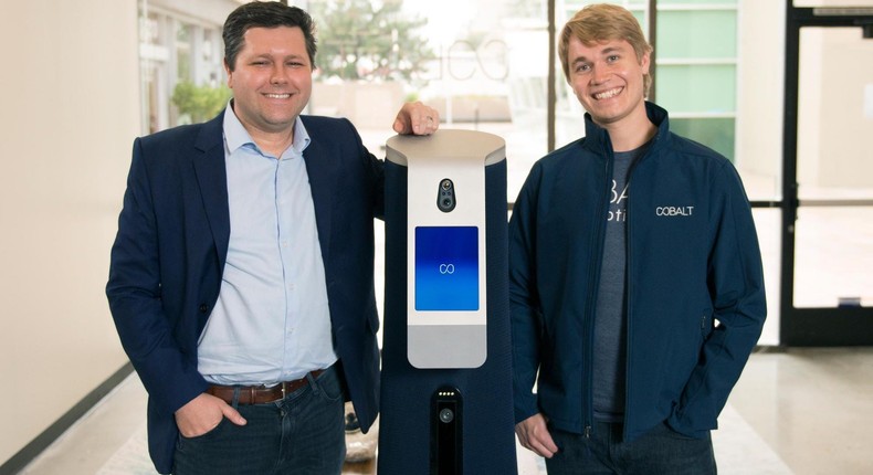 Travis Deyle and Erik Schluntz, Cobalt's cofounders.Cobalt