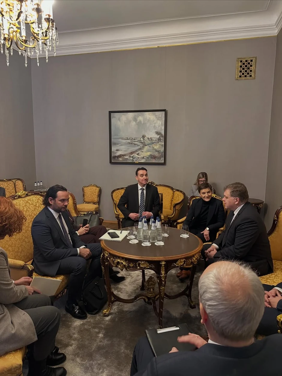 Ana Brnabić i Lauri Husar