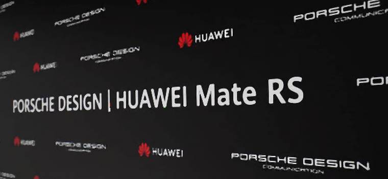 Huawei Mate RS Porsche Design też zadebiutuje jutro. Dostanie 0,5 TB miejsca na dane