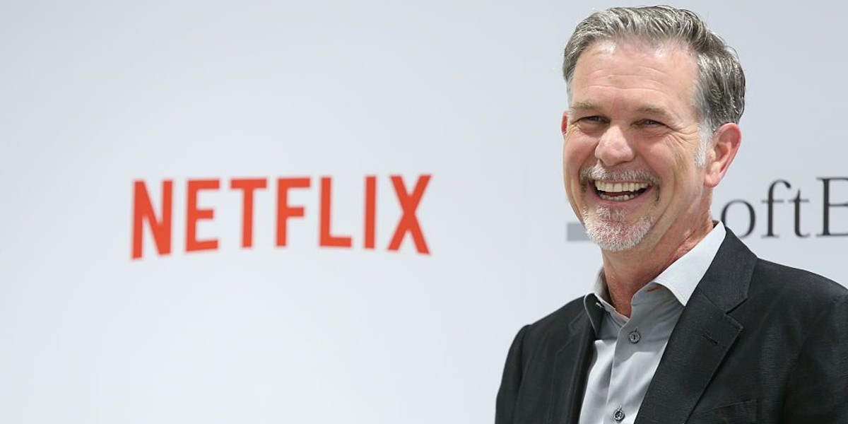 Reed Hastings, CEO Netfliksa ma powody do zadowolenia