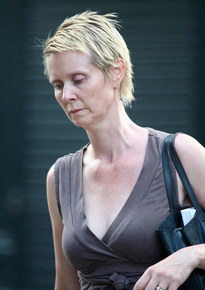 Cynthia Nixon bez makijażu