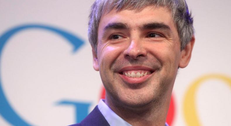 Google founder Larry Page.