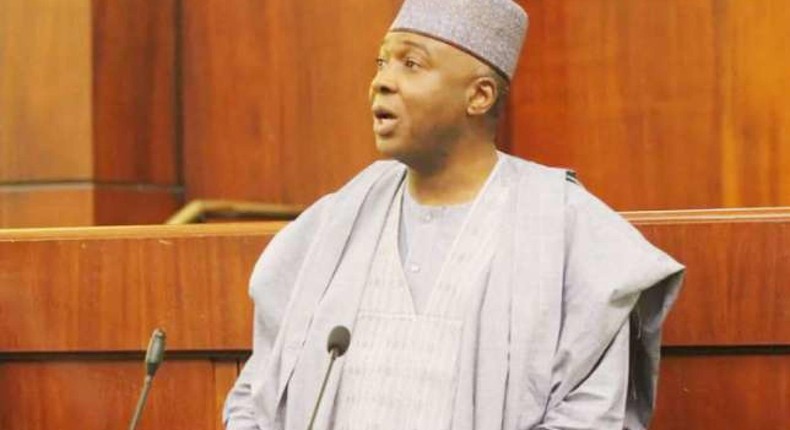 Senate President, Bukola Saraki.