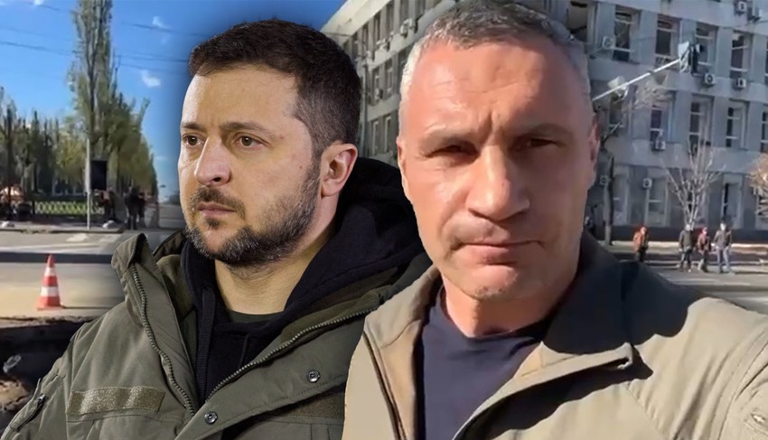 Volodimir Zelenski i Vitalij Kličko