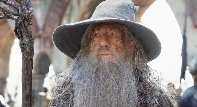 Ian McKellen as Gandalf in The Lord of the Rings prequel, The Hobbit.New Line Cinema/Warner Bros.