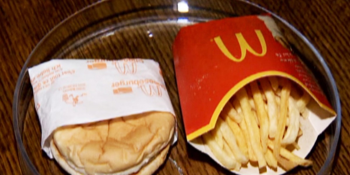 Six Year Old McDonalds Burger That Has Stayed The Same