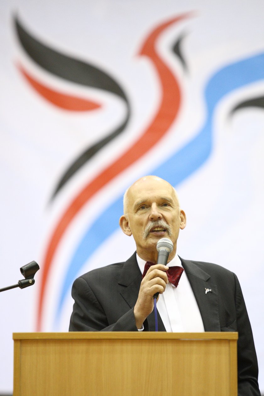 Janusz Korwin–Mikke grozi, że wyprowadzi swoich ludzi na ulice