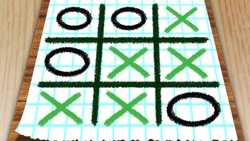 Tic Tac Toe Paper Note - 512x384