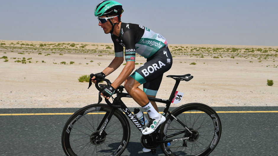 Rafał Majka podczas wyścigu UAE Tour 2020