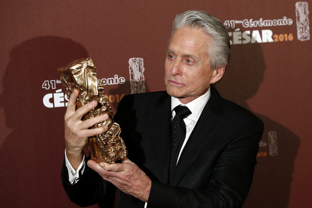 Michael Douglas dostał Cezara i tak świętował [ZDJĘCIA]