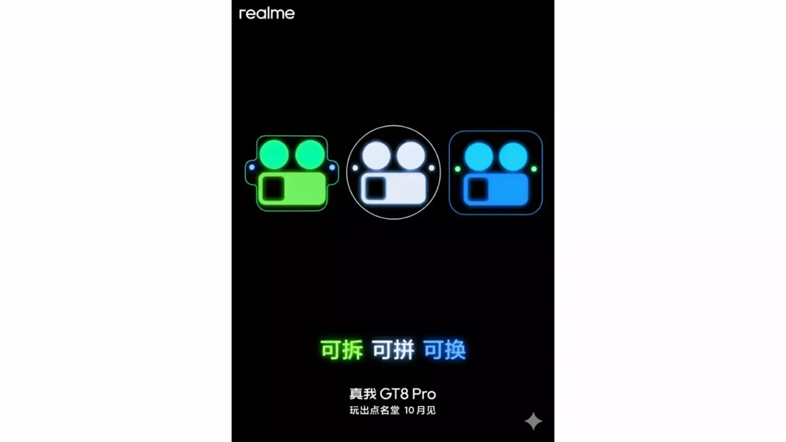 Verzie zadného foto modulu.