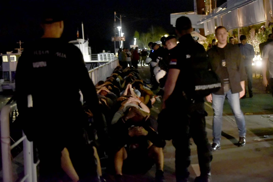 Beton hala masovna tuča navijači