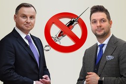 Andrzej Duda, Patryk Jaki i flirt z antyszczepionkowcami