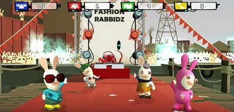 Screen z gry "Rayman Raving Rabbids TV Party"