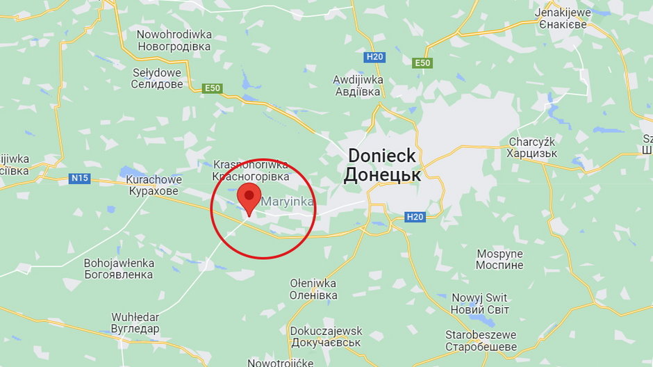 "Brama do Doniecka" zdobyta na początku bitwy o Donbas