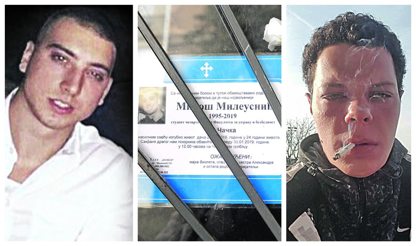 Milos mileusnic i njegov ubica Nedjeljko Djurovic foto RAS Srbija