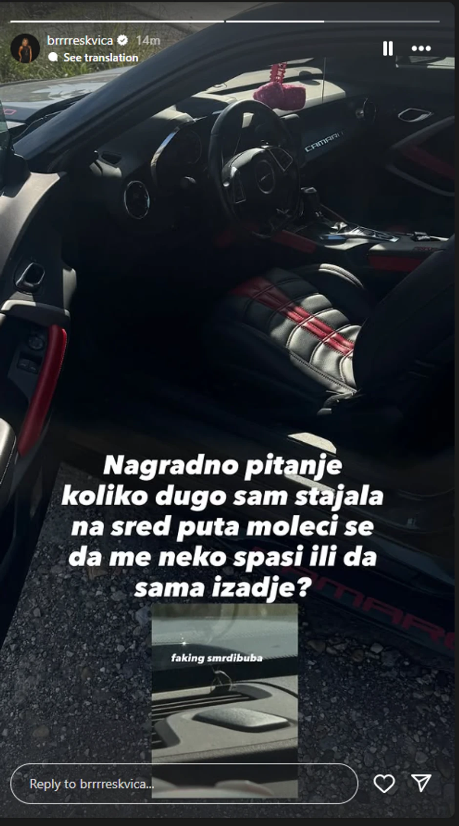 Breskvica imala neprijatnu situaciju