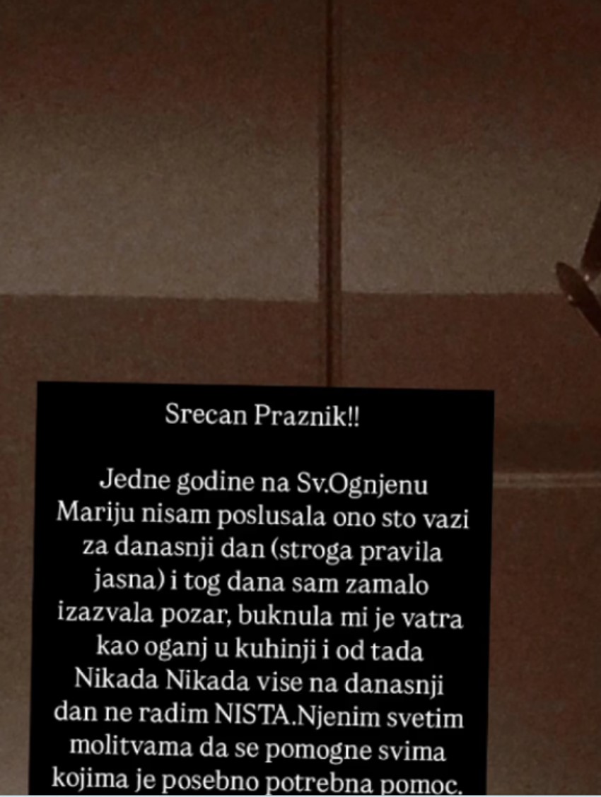 Lena Kovačević otkrila šta joj se desilo na Ognjenu Mariju