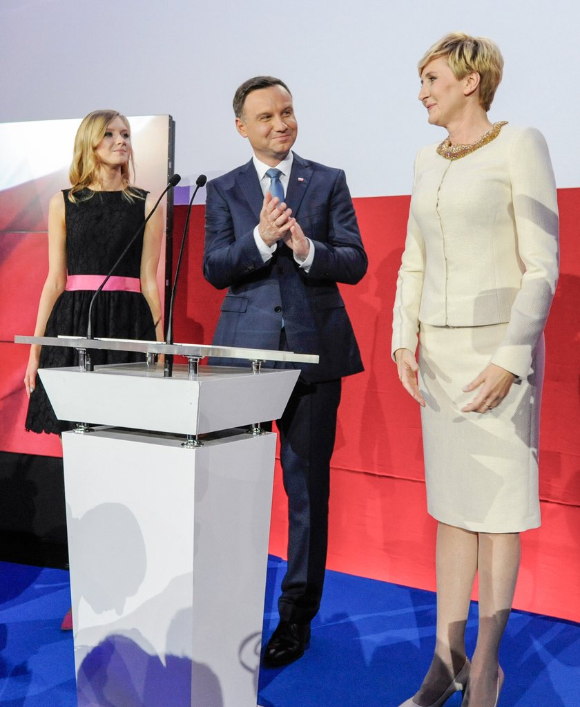 Andrzej Duda z rodziną