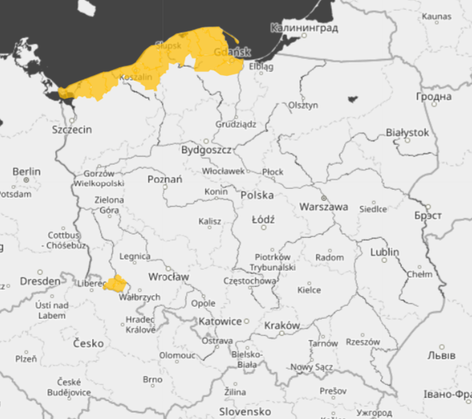 Ostrzeżenia przed mgłą obowiązują na Wybrzeżu i w Kotlinie Jeleniogórskiej