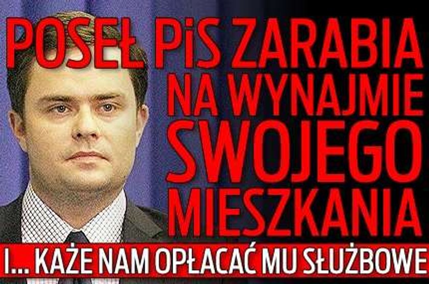 Poseł Hofman sprytnie się urządził