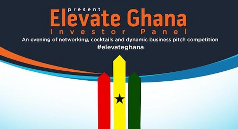 Offical poster for Elevate Ghana Investor Pitch Competition
