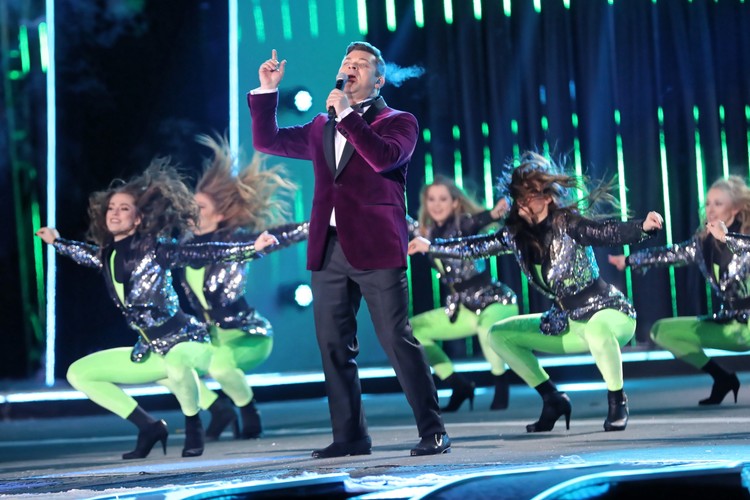 Zenek Martyniuk podczas Sylwestra z Dwójką w Zakopanem