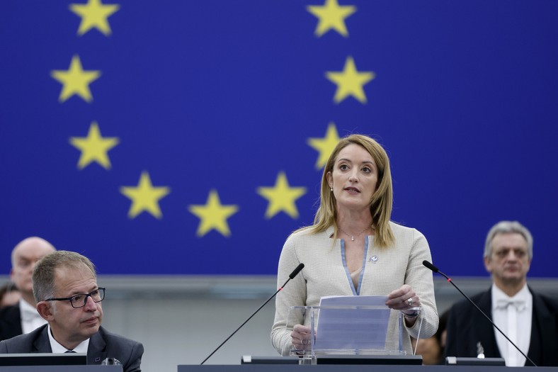 Przewodnicząca Parlamentu Europejskiego Roberta Metsola