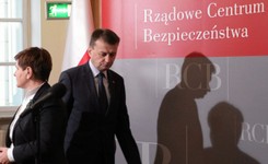 Szef MSW: Wrzaski wokół ustawy o policji 'ucieczką do przodu'